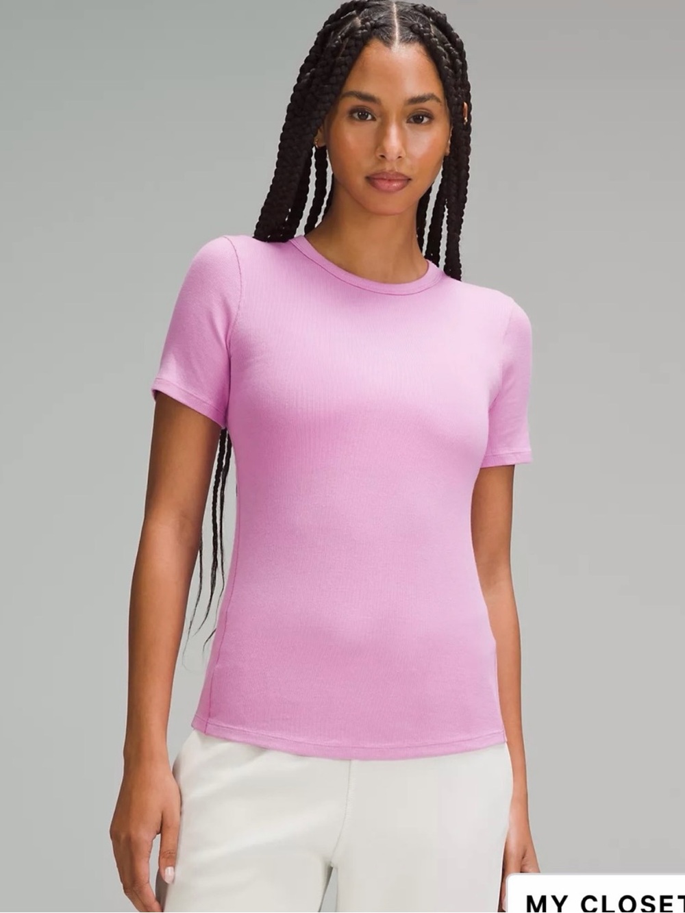 Lululemon hold tight size 6 dahlia pink short sleeve women’s